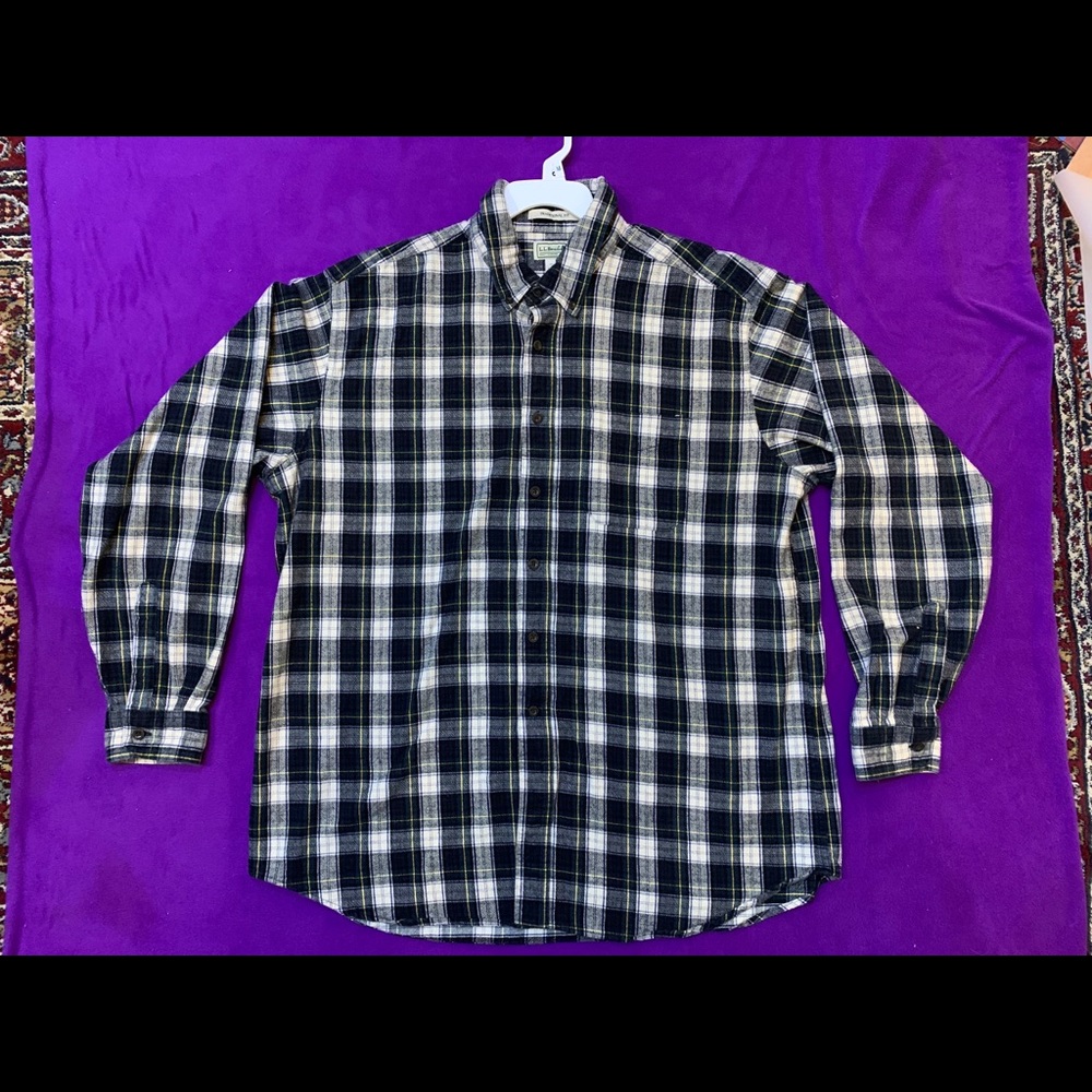 Vintage Men’s LL Bean Flannel Button Down